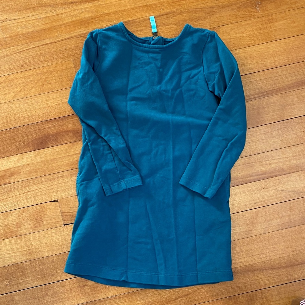 Primary Teal Long Sleeve Dress